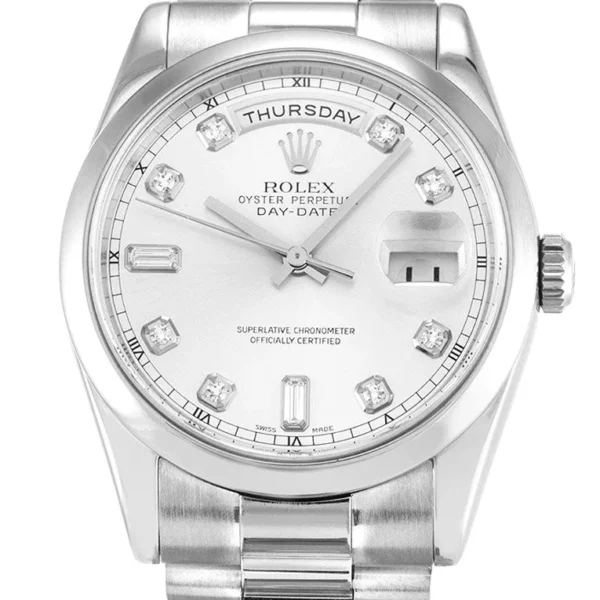 Replica Rolex Day-Date Silver Dial 118209 36 mm