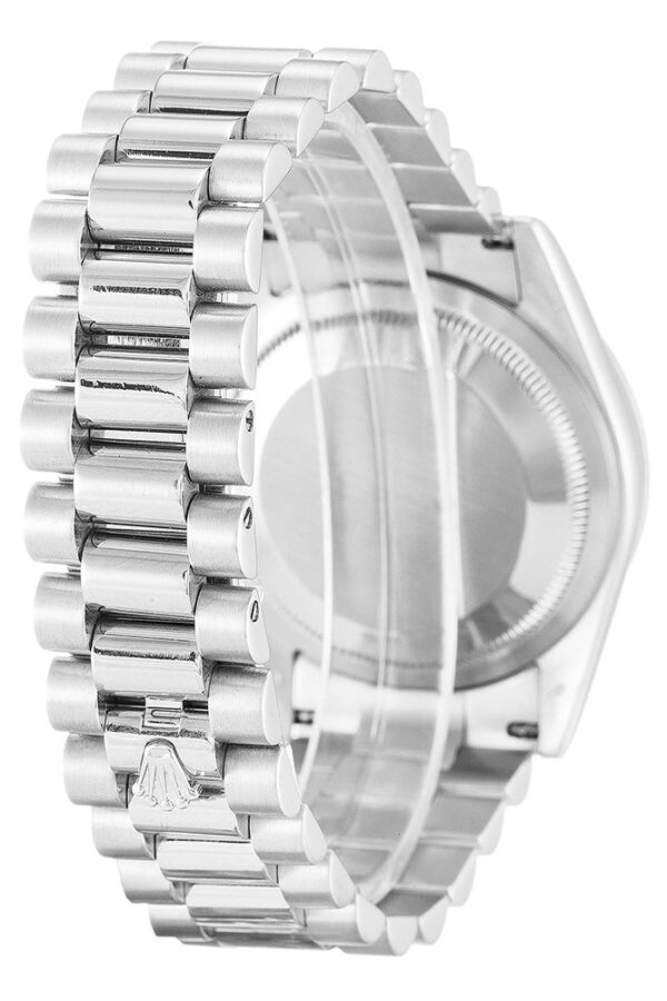 Alternative view of Replica Rolex Day-Date Silver Dial 118346 36 mm