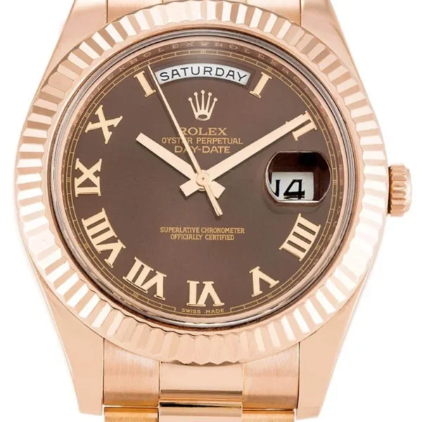 Replica Rolex Day-Date II Chocolate Dial 218235 40 mm