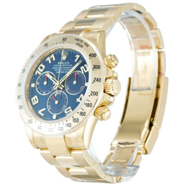 Alternative view of Replica Rolex Daytona Blue Dial 116528
