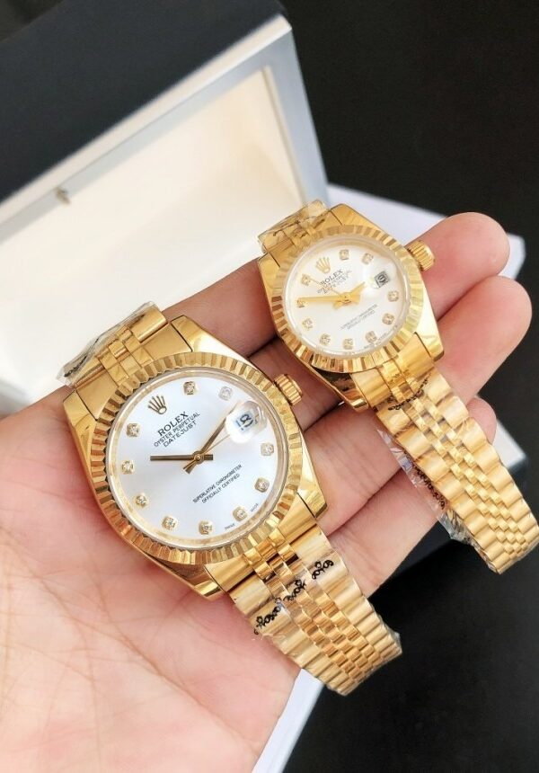 Replica Rolex Datejust RG/RG Jub Sliver/Dial 36/28 mm