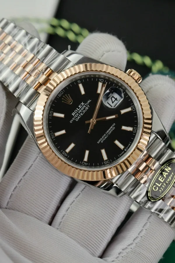 Alternative view of Replica Rolex Datejust Black Dial 116231-2 36 mm