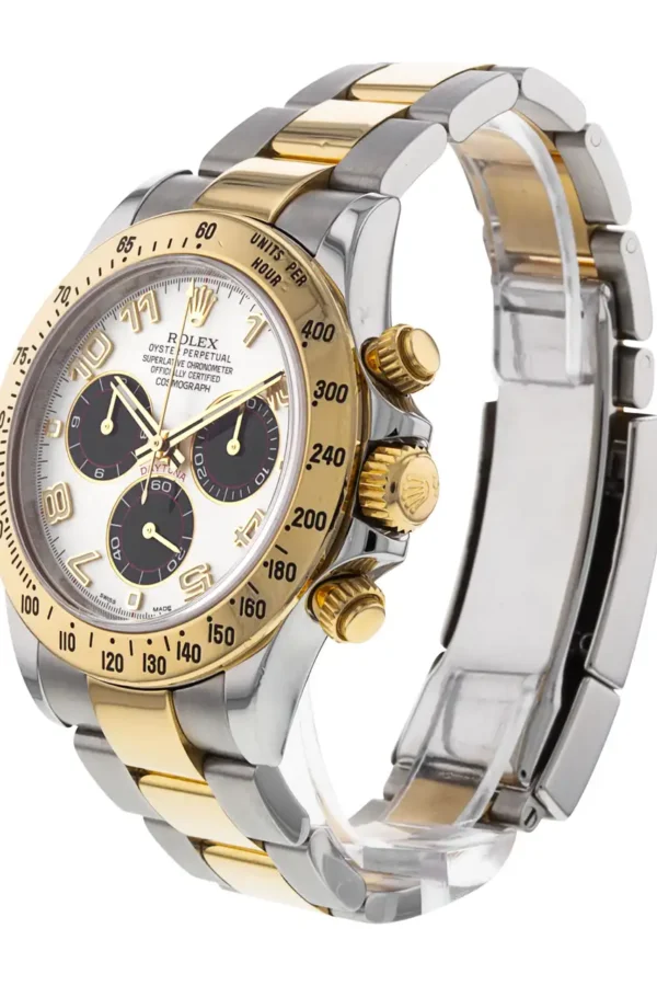 Alternative view of Replica Rolex Daytona White Dial 116523/2