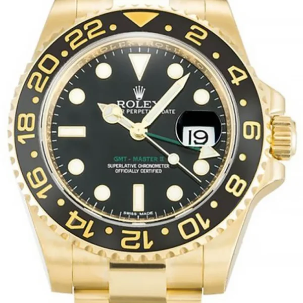 Replica Rolex GMT-Master II Black Dial 116718
