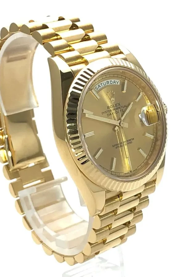 Alternative view of Replica Rolex Day-Date II Champagne Dial 228238 40 mm