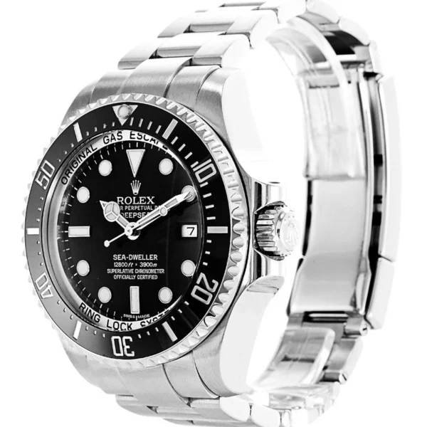 Alternative view of Replica Rolex Deepsea Black Dial 116660