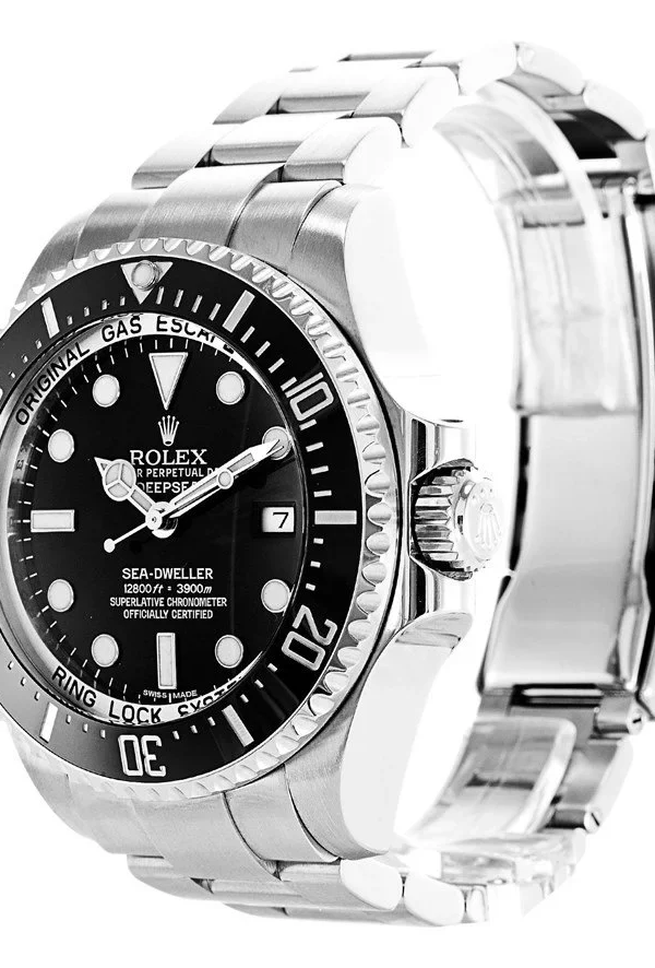Alternative view of Replica Rolex Deepsea Black Dial 116660