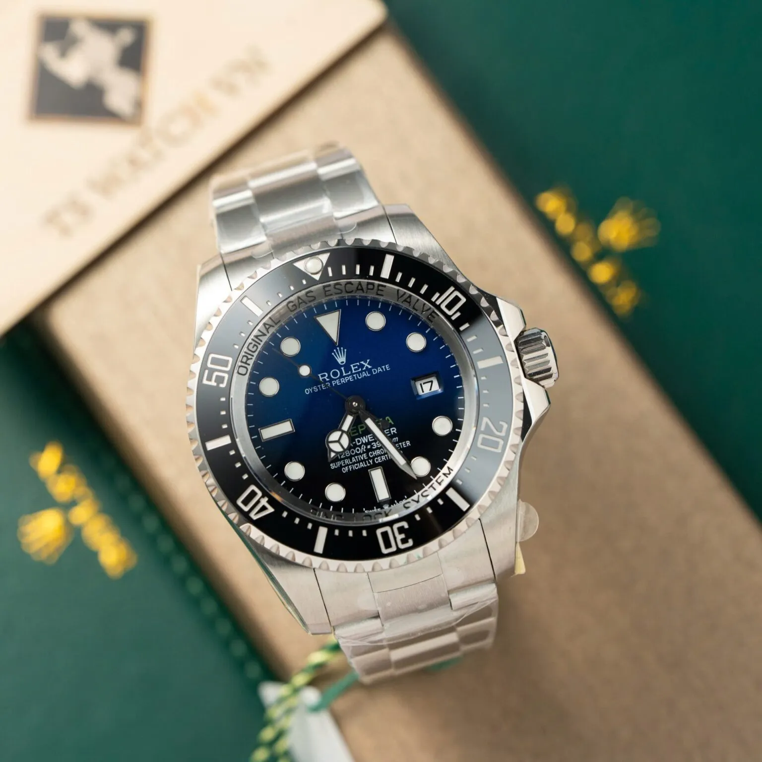 Alternative view of Replica Rolex Deepsea James Cameron Dial 126660