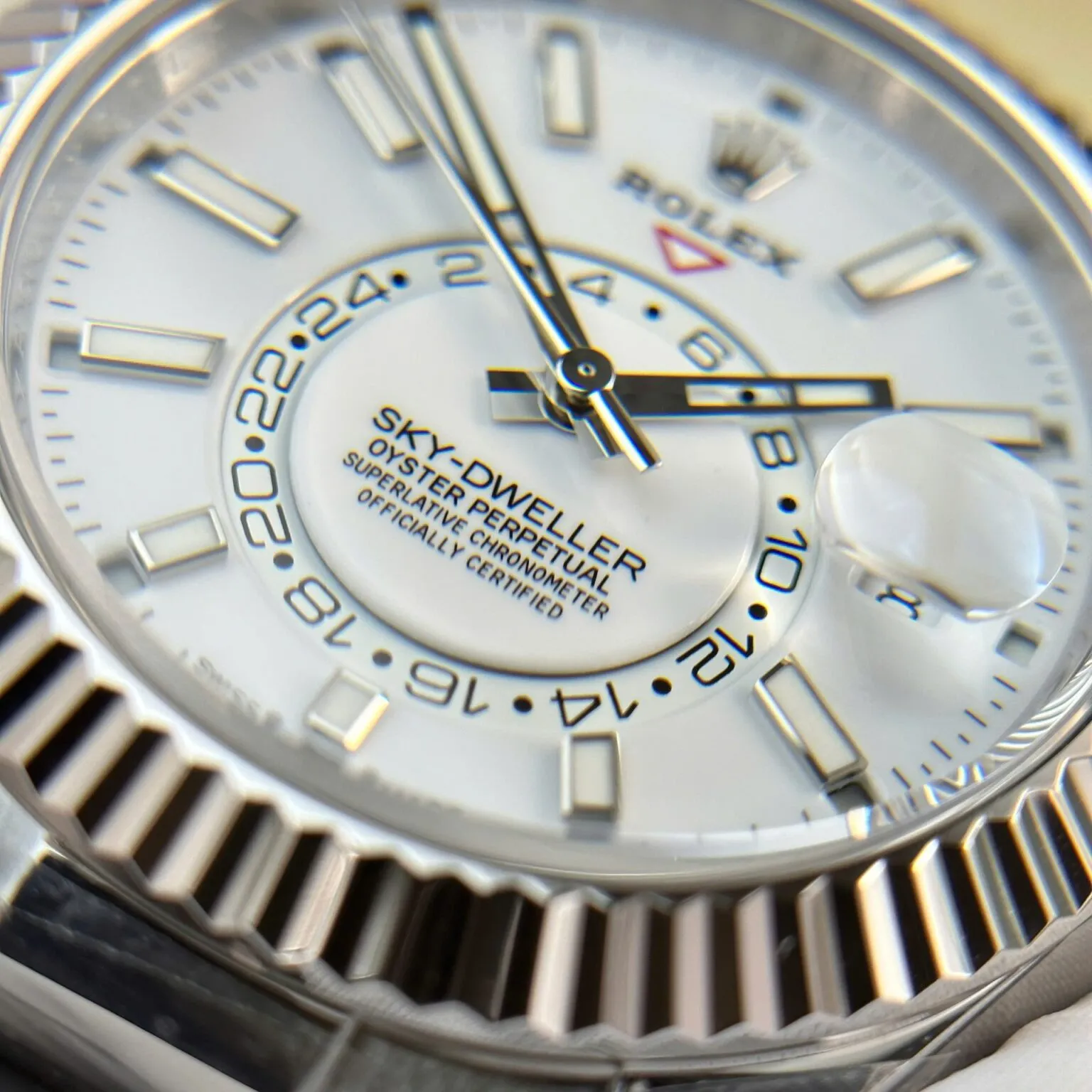 Superclone Rolex Sky-Dweller Intense white Dial 336239 - Image 8