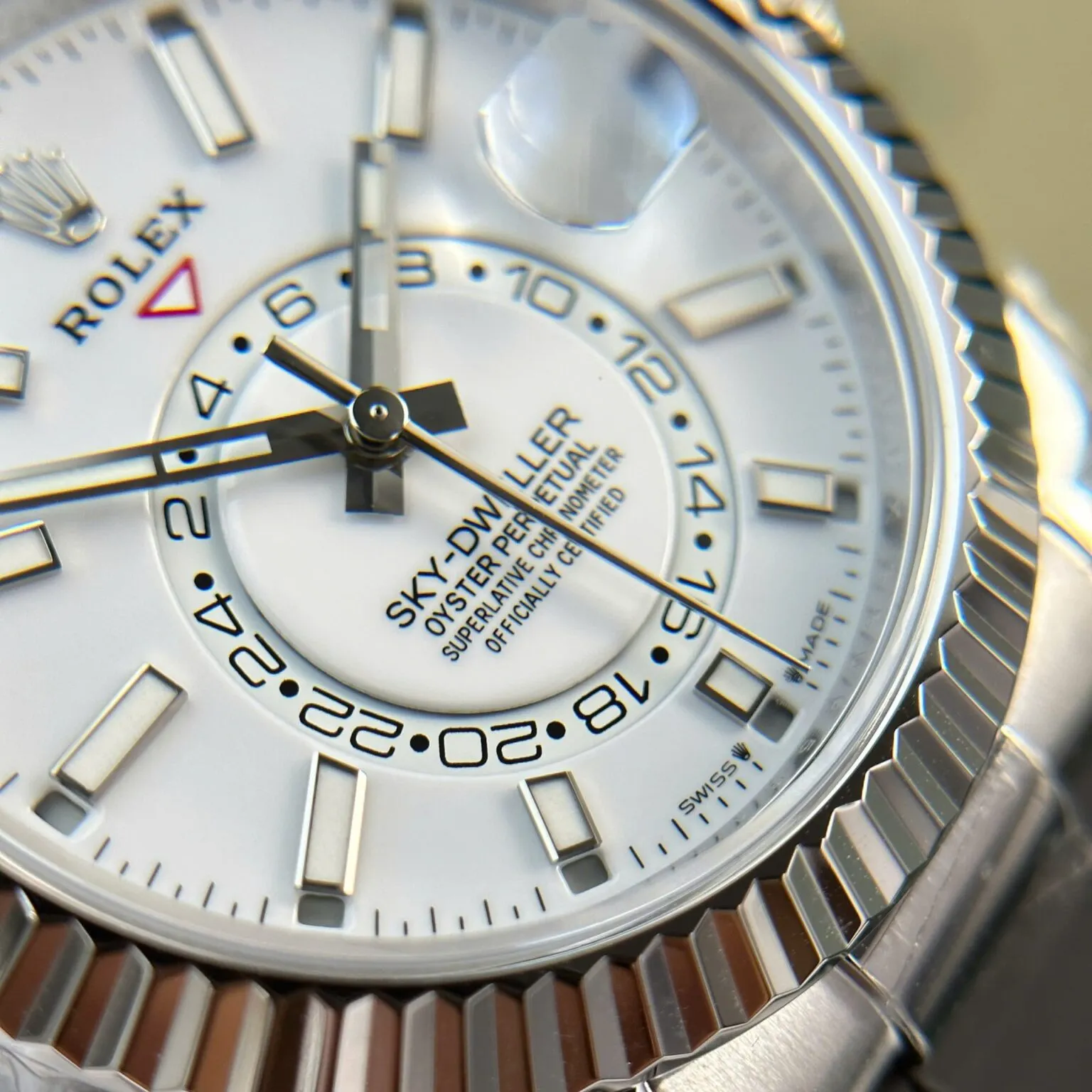 Superclone Rolex Sky-Dweller Intense white Dial 336239 - Image 9