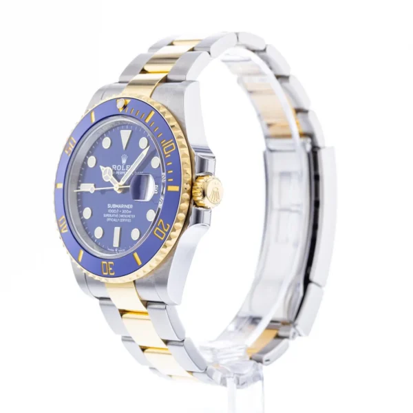 Alternative view of Replica Rolex Submariner Blue Dial 126613LB Bluesy