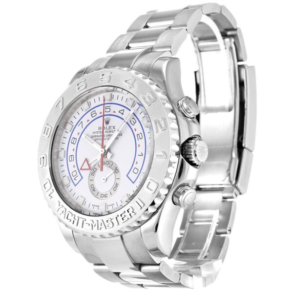 Alternative view of Replica Rolex Yacht-Master White Dial 116689