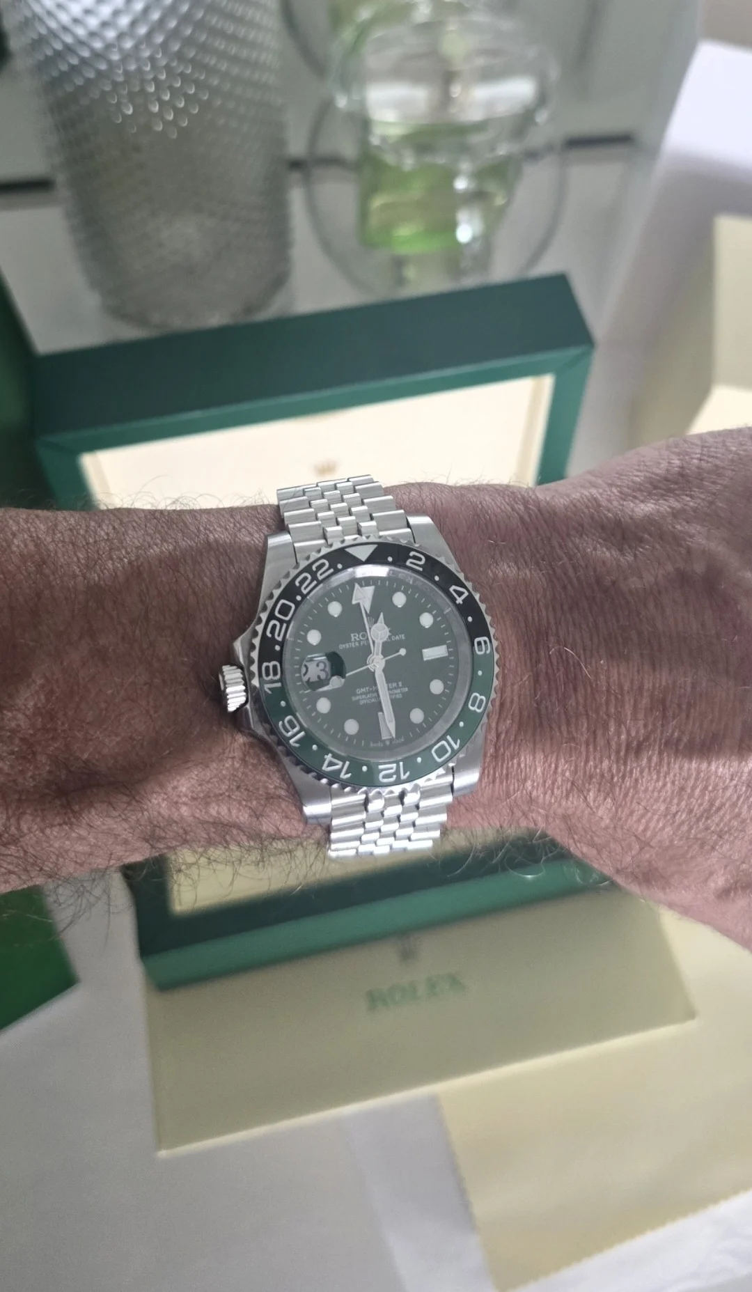 Rolex GMT-Master II 126729VTNR Jubilee “Absinthe” photo review