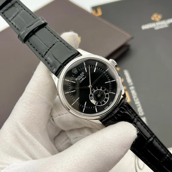 Alternative view of Superclone Rolex Cellini Black Dial REP016790