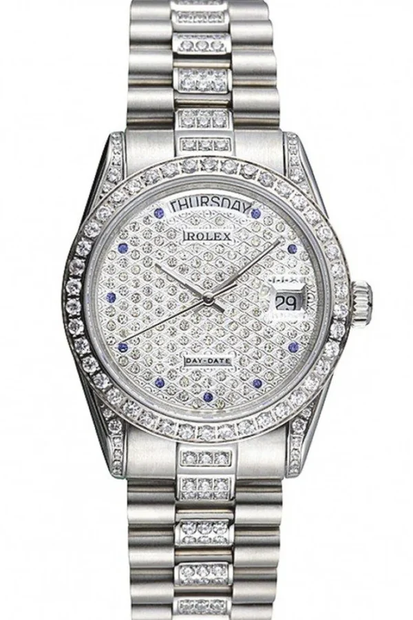 Superclone Rolex Day-Date Diamond Dial 621612 37 mm