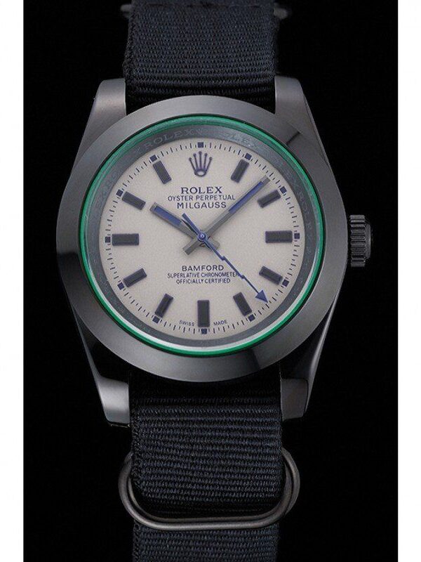 Alternative view of Superclone Rolex Milgauss White Dial 622000