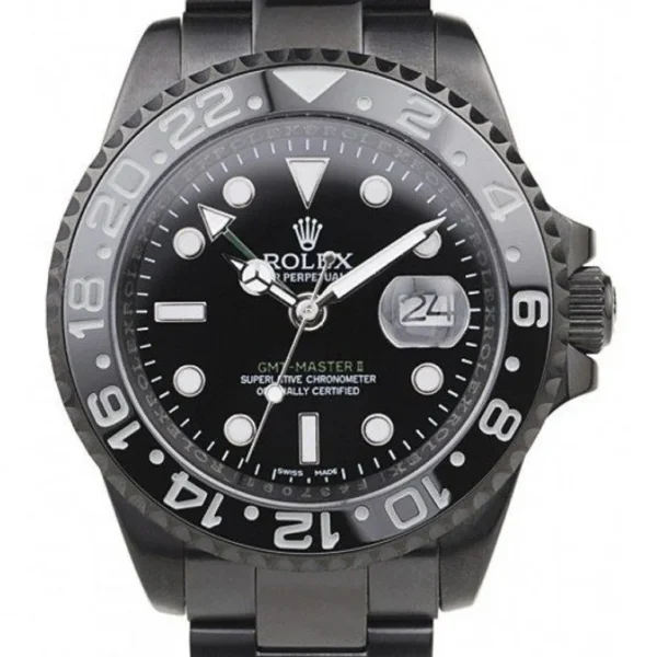 Replica Rolex GMT-Master II Black Dial REP016829