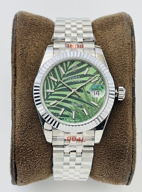Alternative view of Replica Rolex Datejust Palm Motif Dial 126234-0047 36 mm