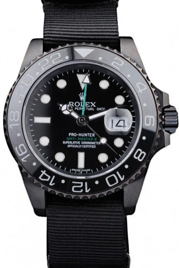 Superclone Rolex GMT-Master II Black Dial REP016827