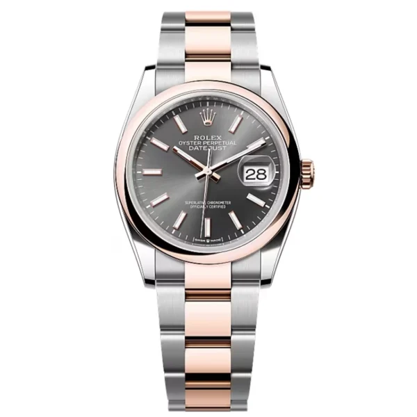 Rolex Datejust Dark Rhodium Dial 126201-0014 36 mm
