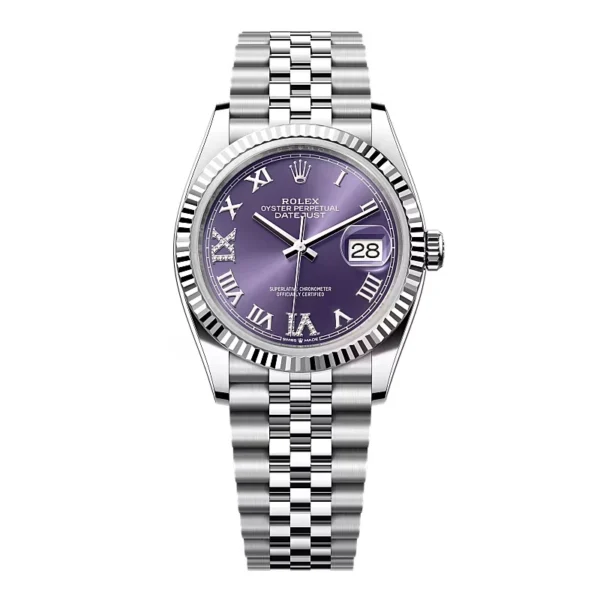 Rolex Datejust Aubergine Dial 126234-0021 36 mm
