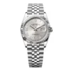 Rolex Datejust Silver Roman Diamond Dial 126234-0029 36 mm