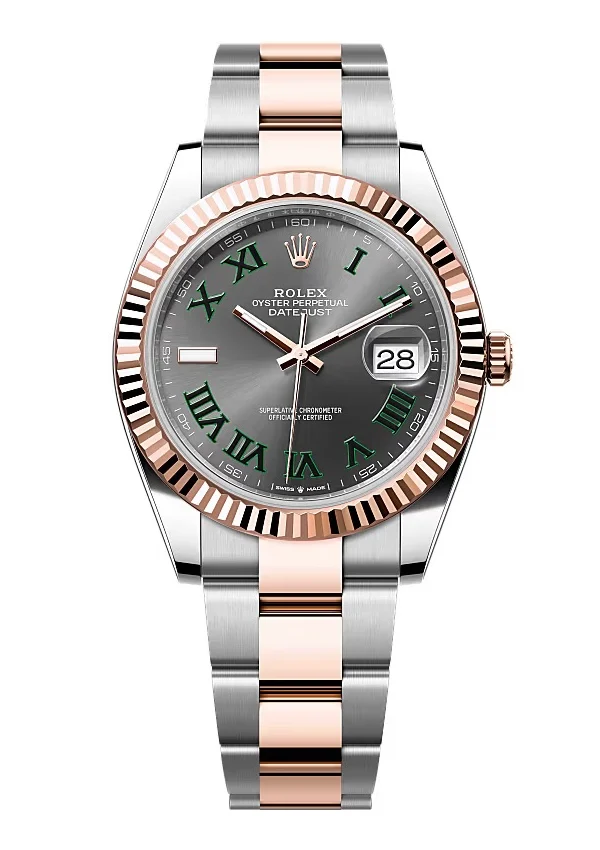 Rolex Datejust Slate Roman Dial 126331-0015 41 mm