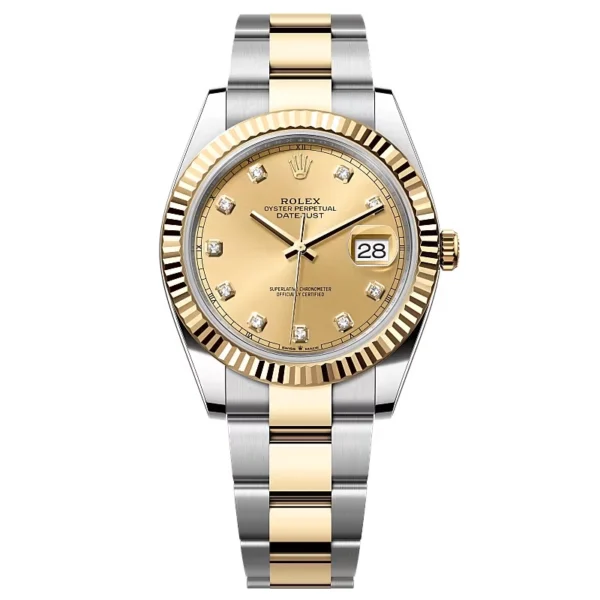 Rolex Datejust Champagne Diamond Dial 126333-0011 41 mm