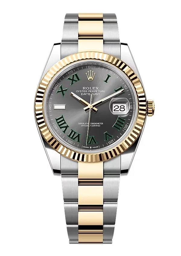 Rolex Datejust Slate Roman Dial 126333-0019 41 mm