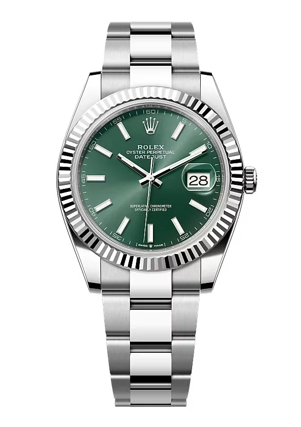 Rolex Datejust Mint Green Dial 126334-0027 41 mm
