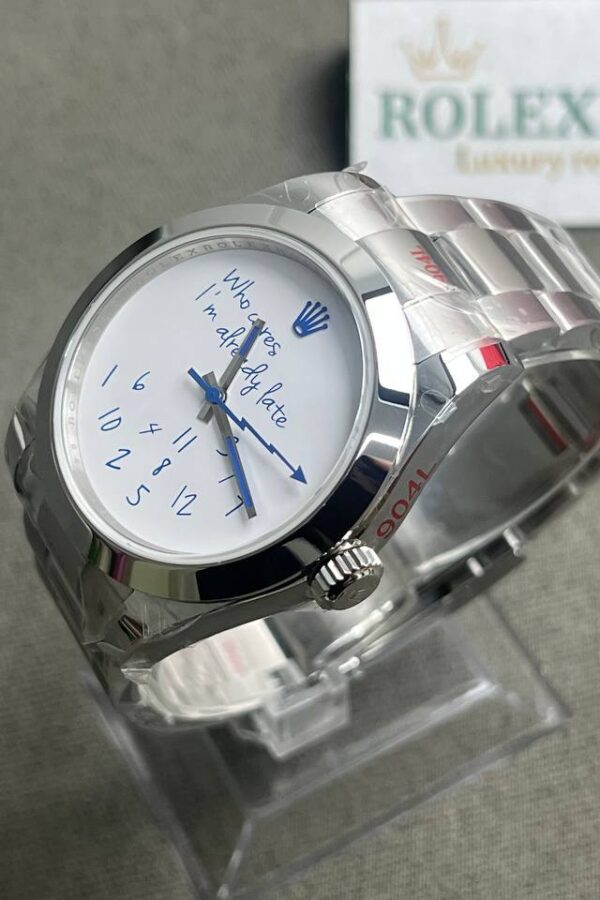 Alternative view of Superclone Rolex Milgauss White Dial 116400 Colette x MAD Paris