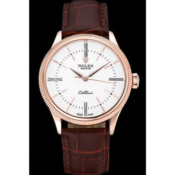 Alternative view of Superclone Rolex Cellini White Dial 622655