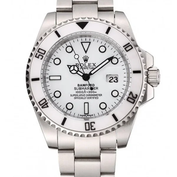 Replica Rolex Submariner White Dial 1453863