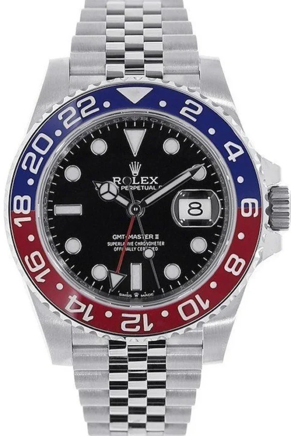 Replica Rolex GMT-Master II 126710BLRO “Pepsi” Jubilee