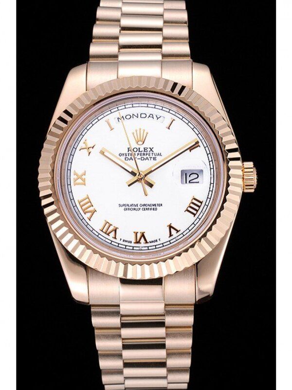 Alternative view of Replica Rolex Day-Date White Dial 622546 40 mm