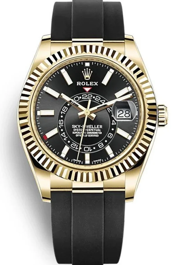 Superclone Rolex Sky-Dweller Black Dial 326238