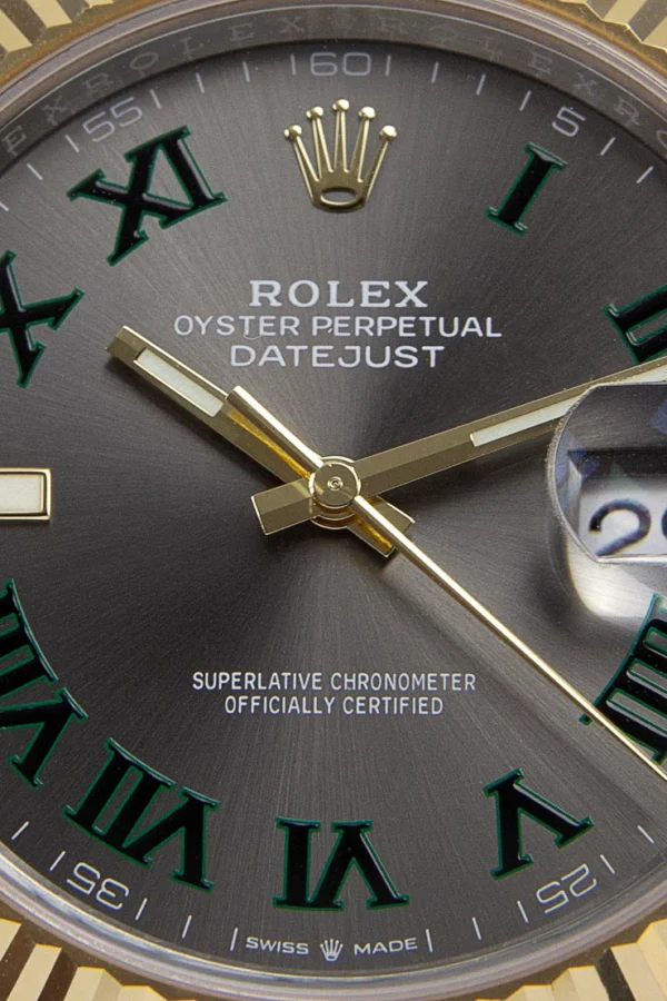 Alternative view of Replica Rolex Datejust II Rhodium Dial 126333 “Wimbledon” Two-Tone Oyster 41 mm