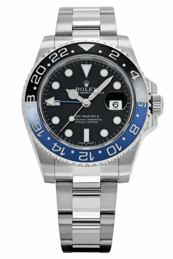 Replica Rolex GMT-Master II Black Dial 116710BLNR “Batman”