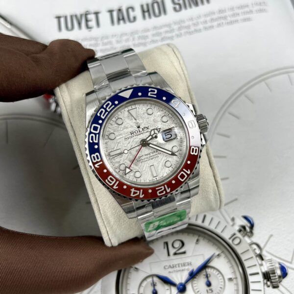 Superclone Rolex GMT-Master II Meteorite Dial 126719BLRO “Superman” Oyster - Image 3