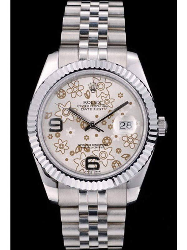 Alternative view of Replica Rolex Datejust Silver Dial 41983 41 mm