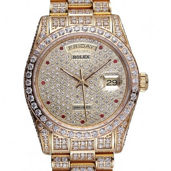 Superclone Rolex Day-Date Diamond Dial 621615 37 mm