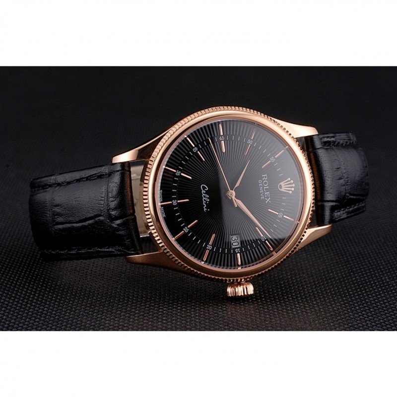 Rolex Cellini Black Dial REP016799 - Image 4