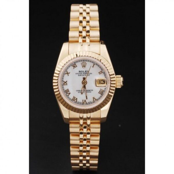 Alternative view of Rolex Datejust White Dial SRL100 28 mm